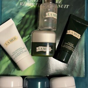 La Mer Cleanser and Exfoliant White and Green